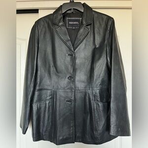 Black Faux leather jacket